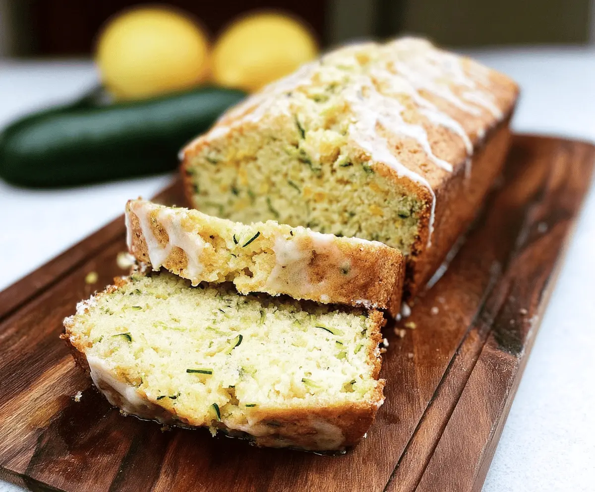 Moist Lemon Zucchini Bread Recipe