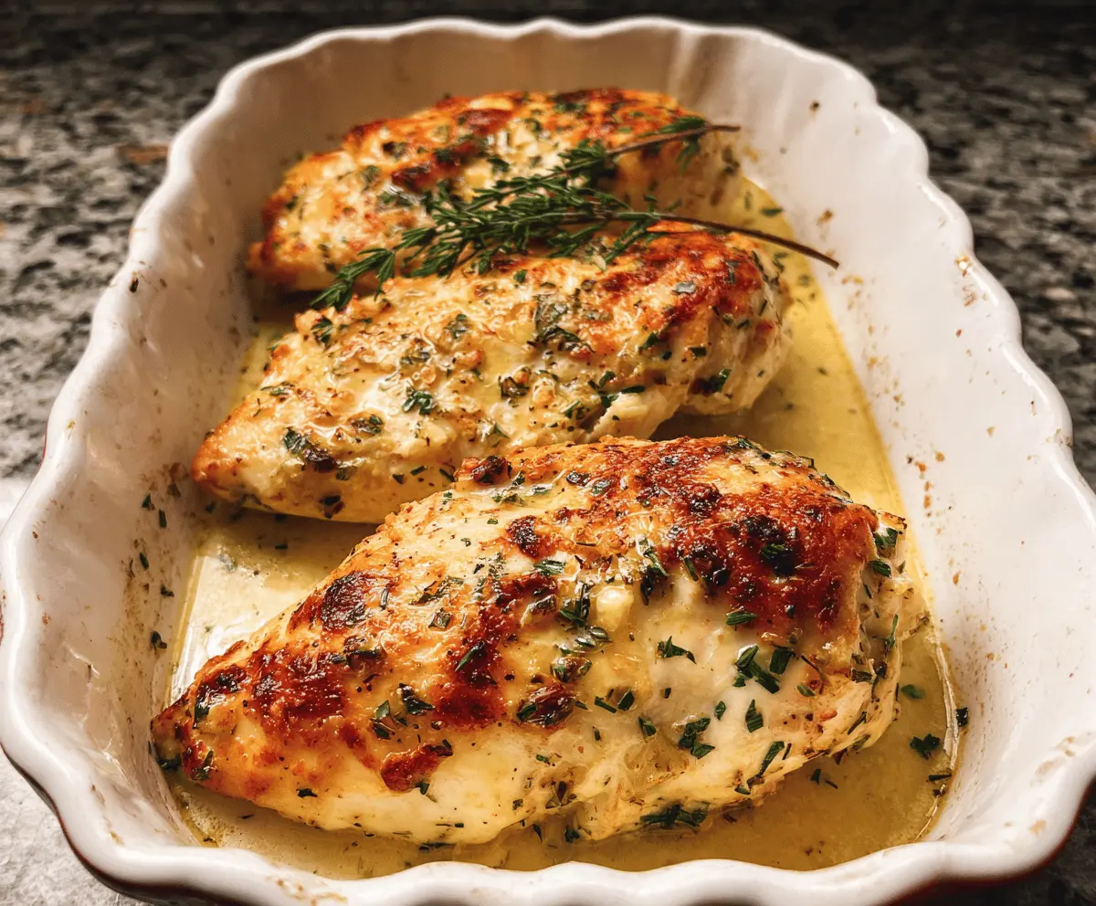Easy Garlic Butter Baked Chicken Breast Recipe