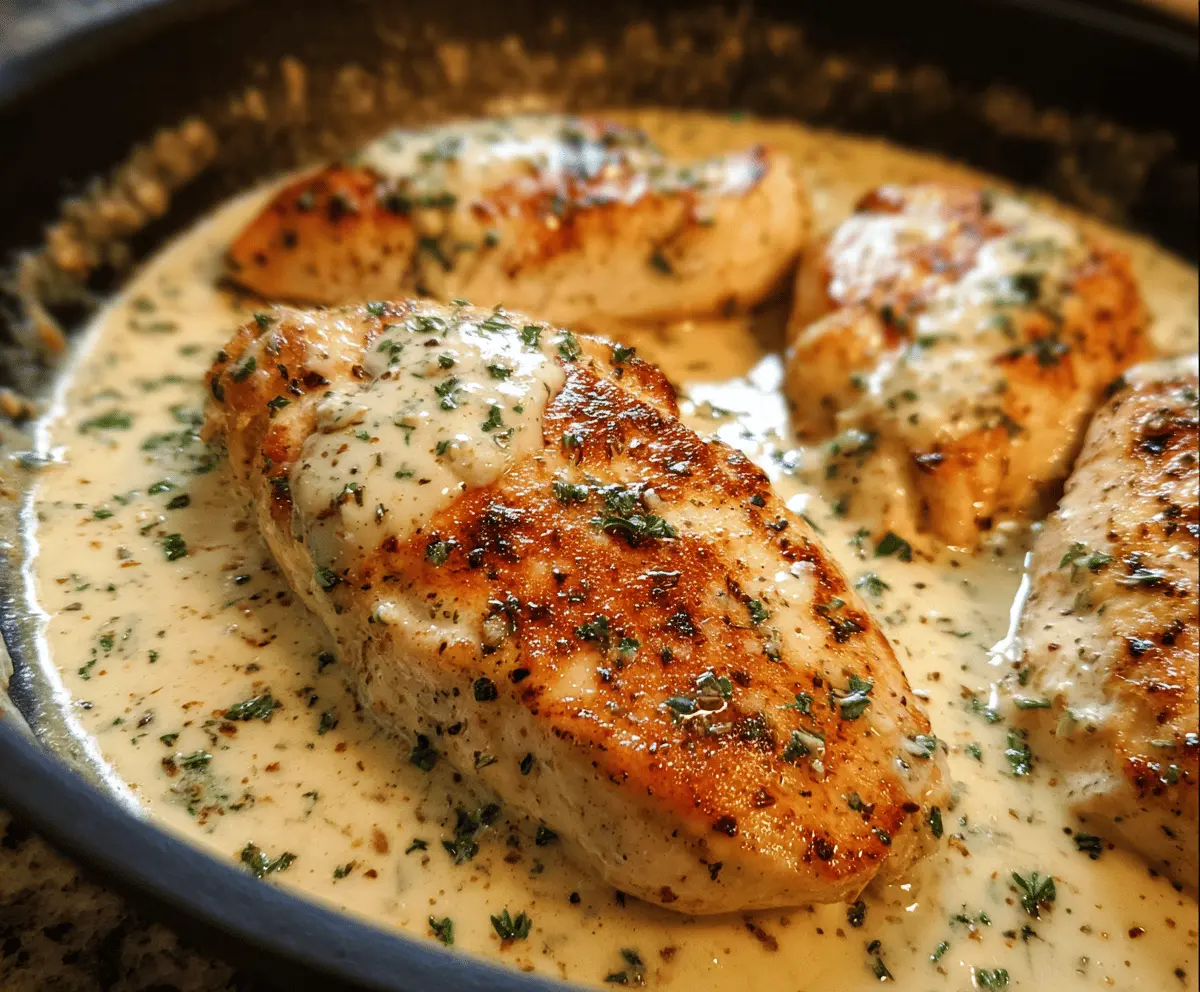 Creamy Ranch Chicken Recipe with Garlic and Herbs