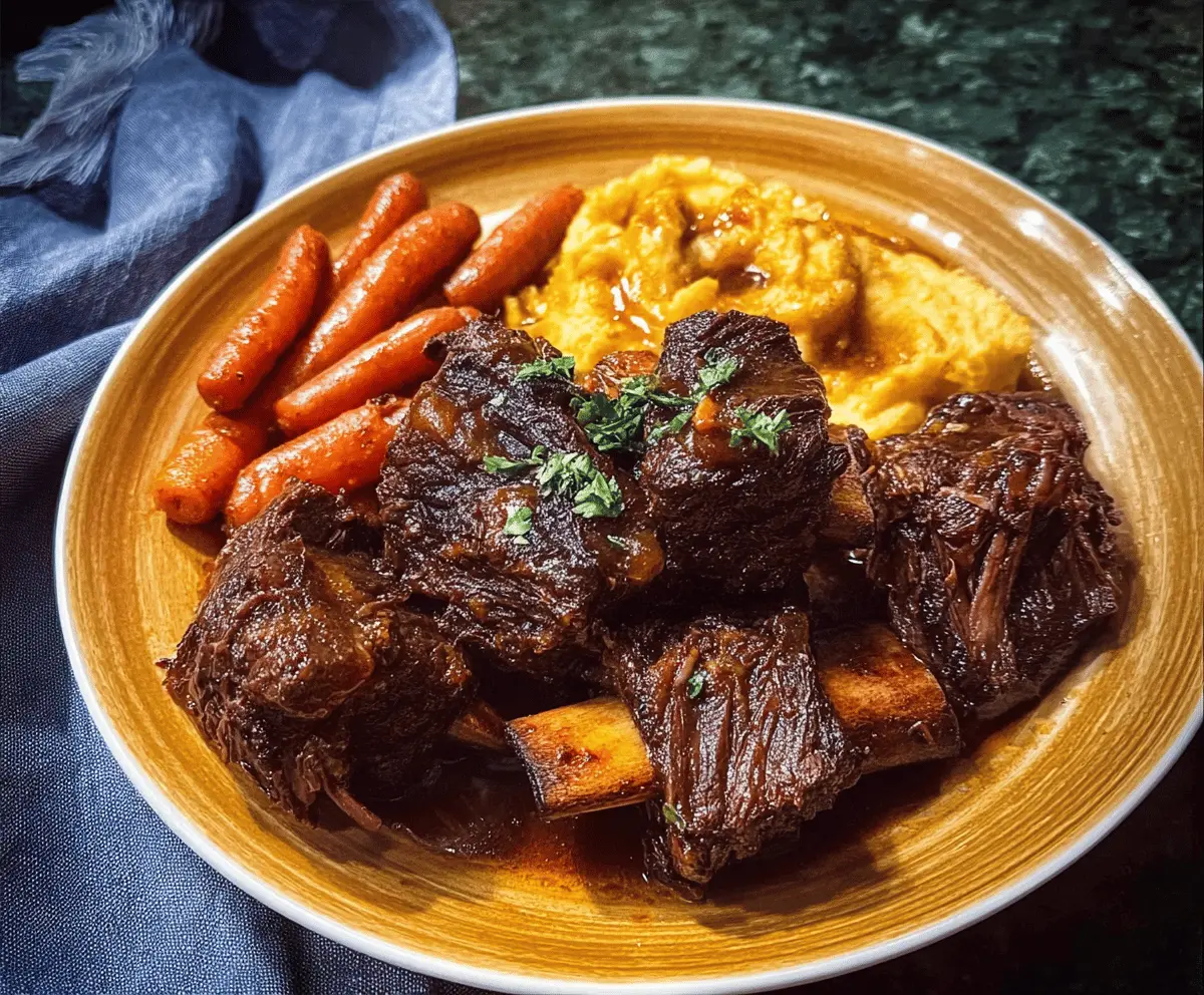 Super Tender Slow Cooker Beef Short Ribs Recipe