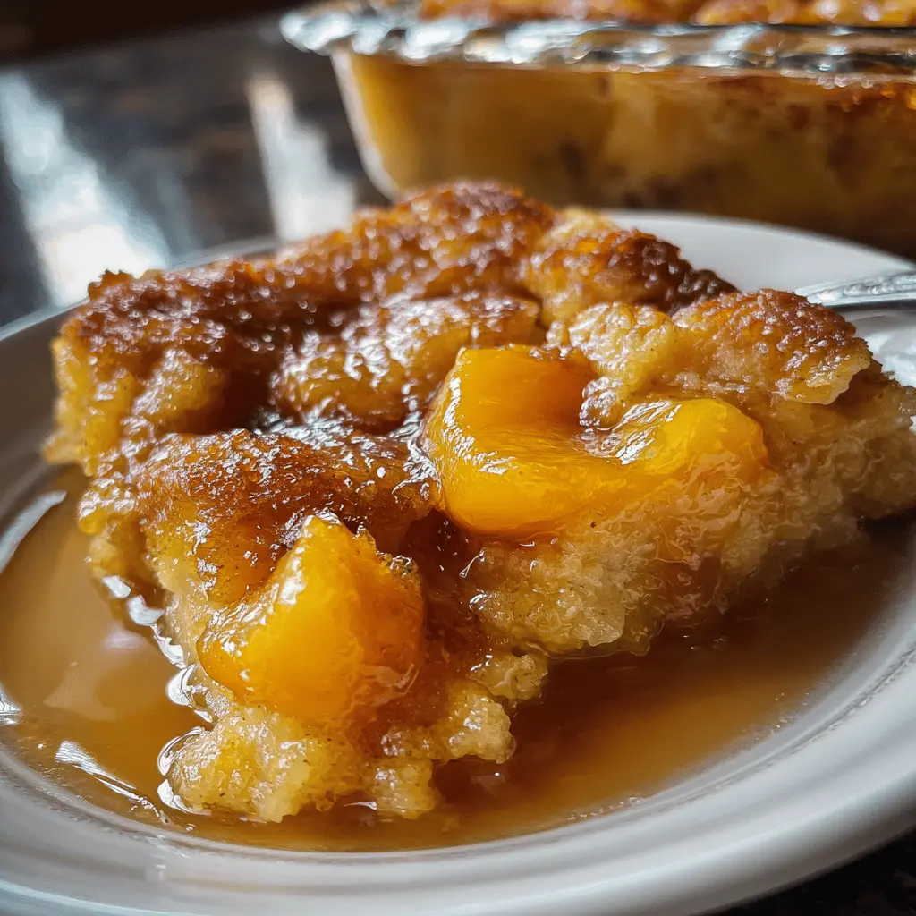 Easy Tennessee Peach Pudding Recipe