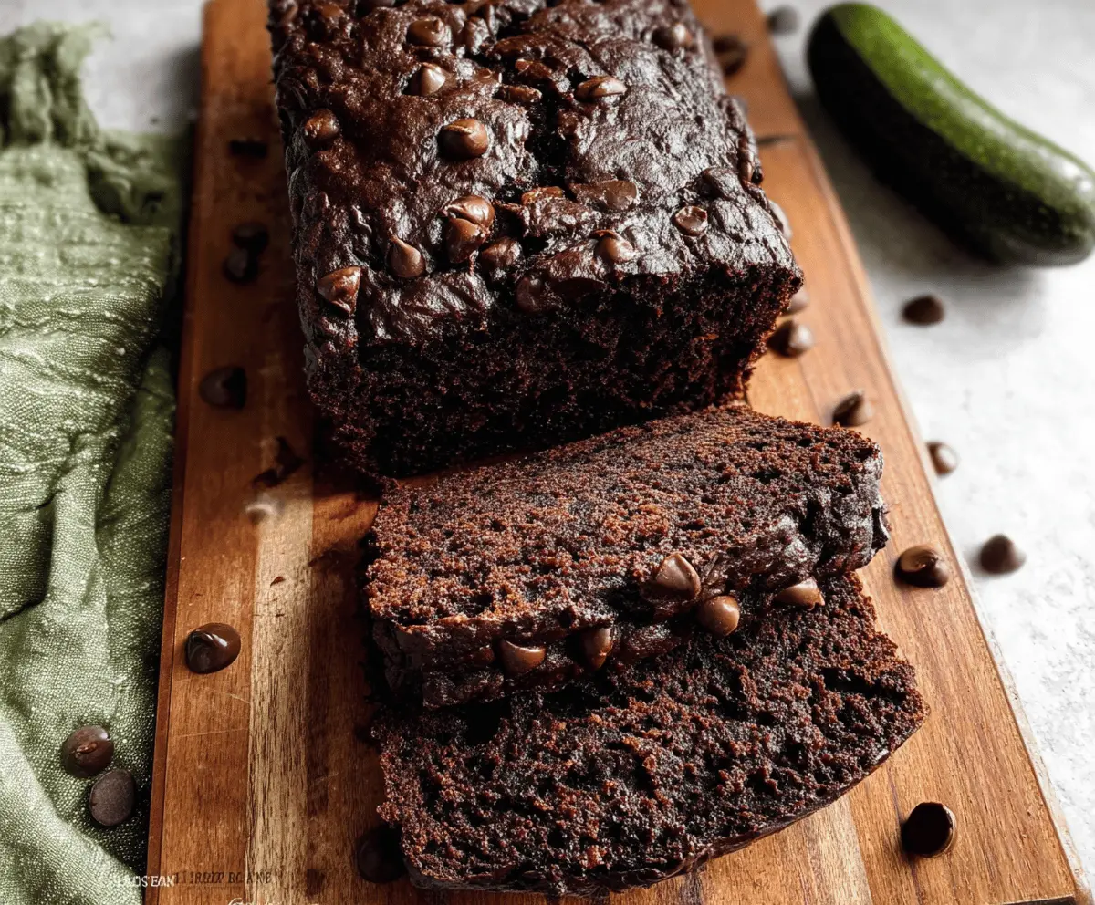 Healthy Chocolate Zucchini Bread Recipe
