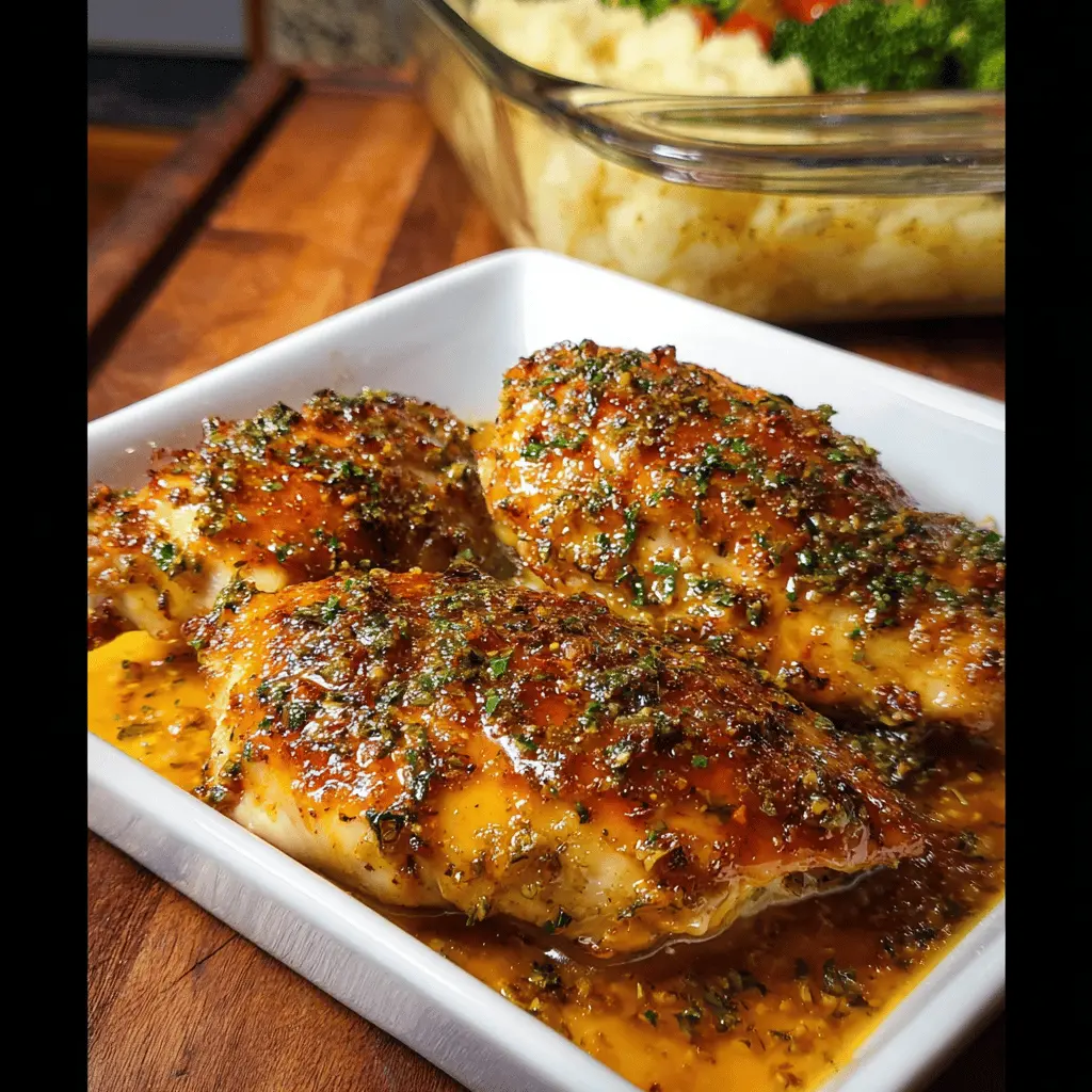 Easy Baked Honey Dijon Chicken Dinner Recipe