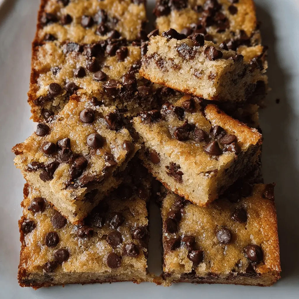 Easy Chocolate Chip Banana Bars Recipe