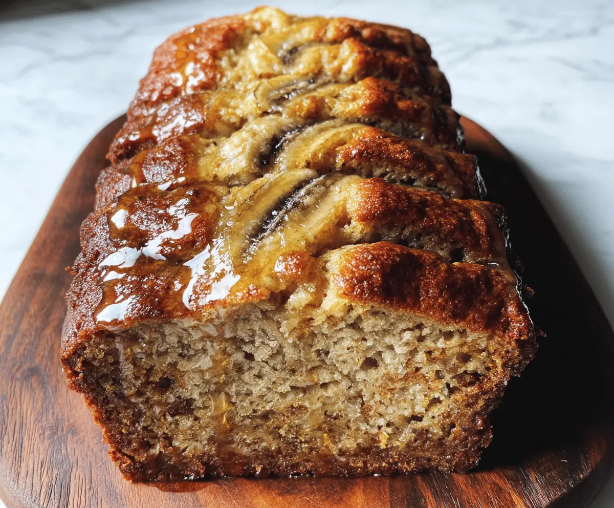 Moist Honey Vanilla Banana Bread Recipe