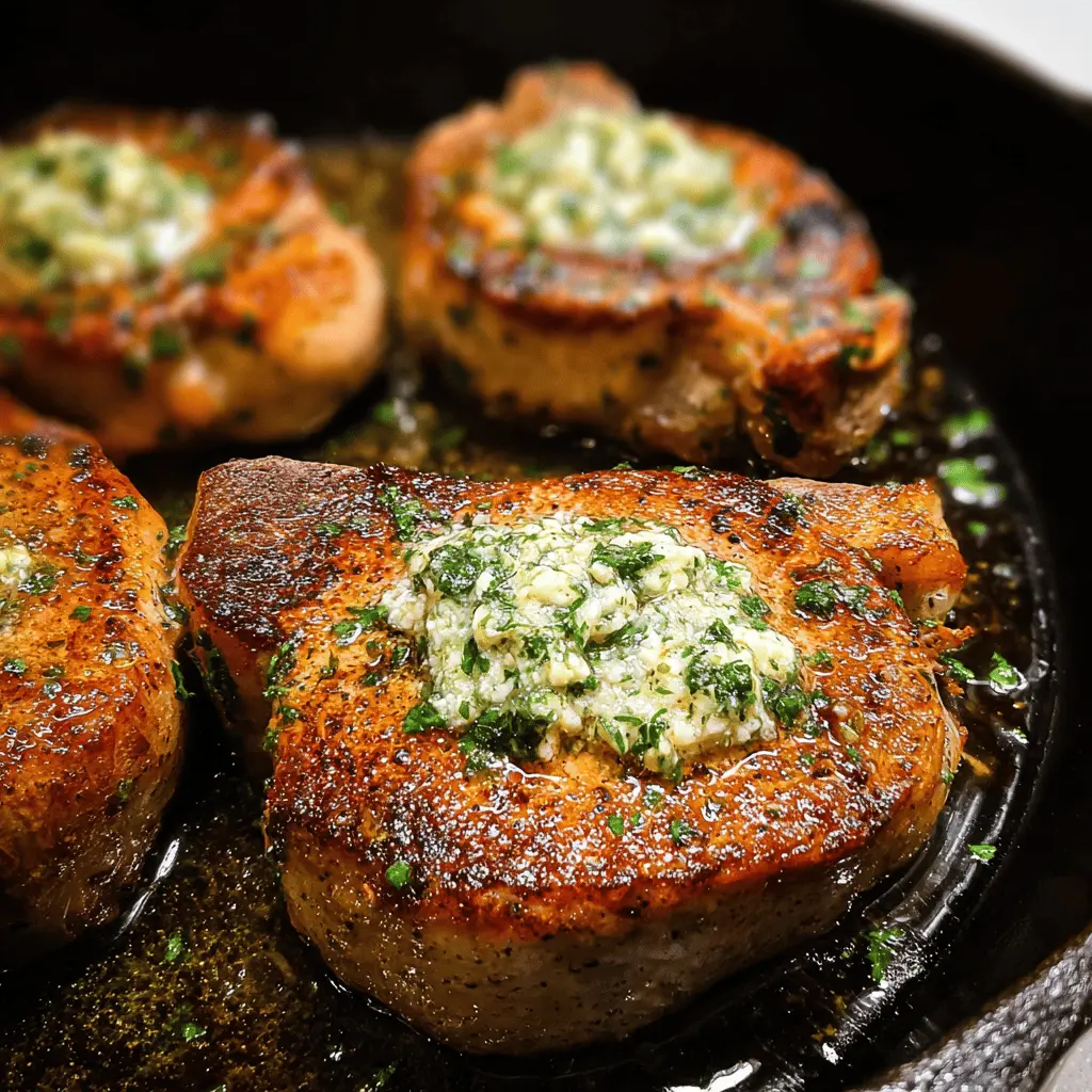 Garlic Butter Pan-Seared Pork Chops Recipe