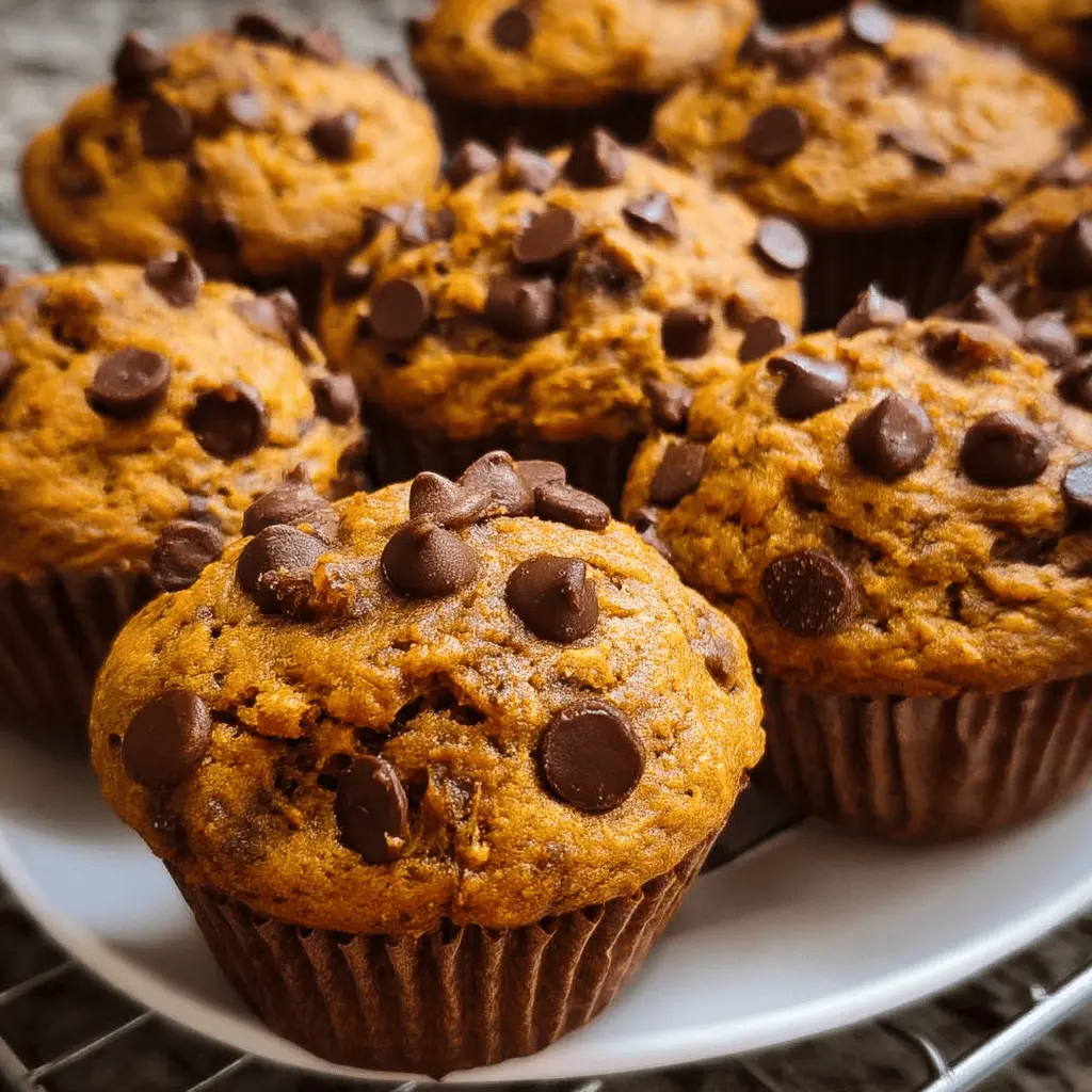 Moist Pumpkin Chocolate Chip Muffins Recipe