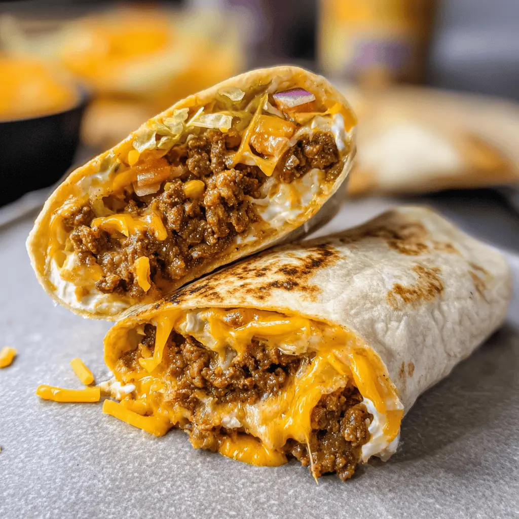 Easy Taco Bell Beefy Melt Burrito Recipe