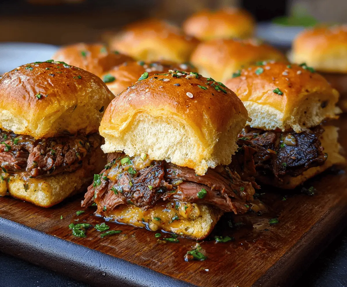 Easy Cowboy Butter Steak Sliders Recipe