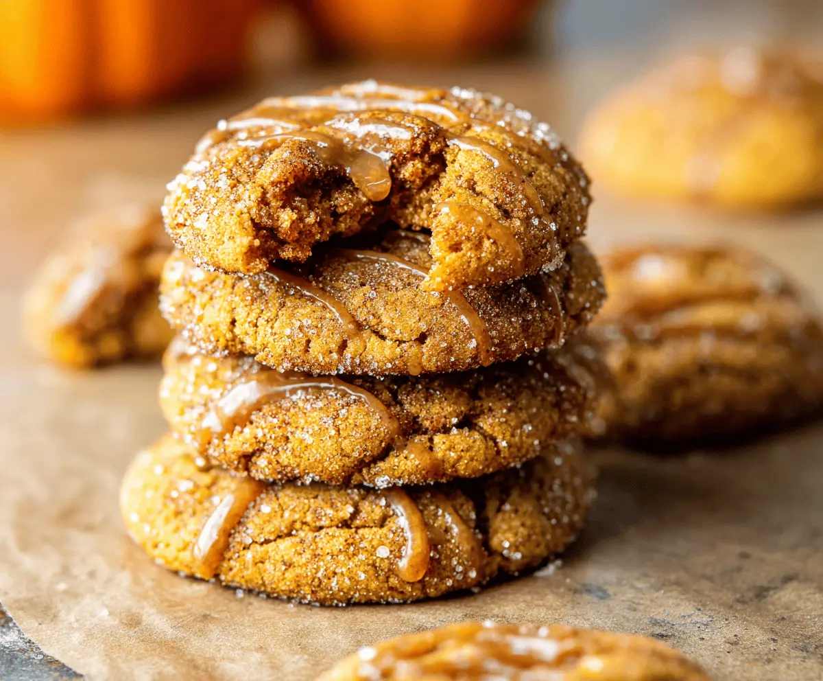 Pumpkin Brown Sugar Cookies