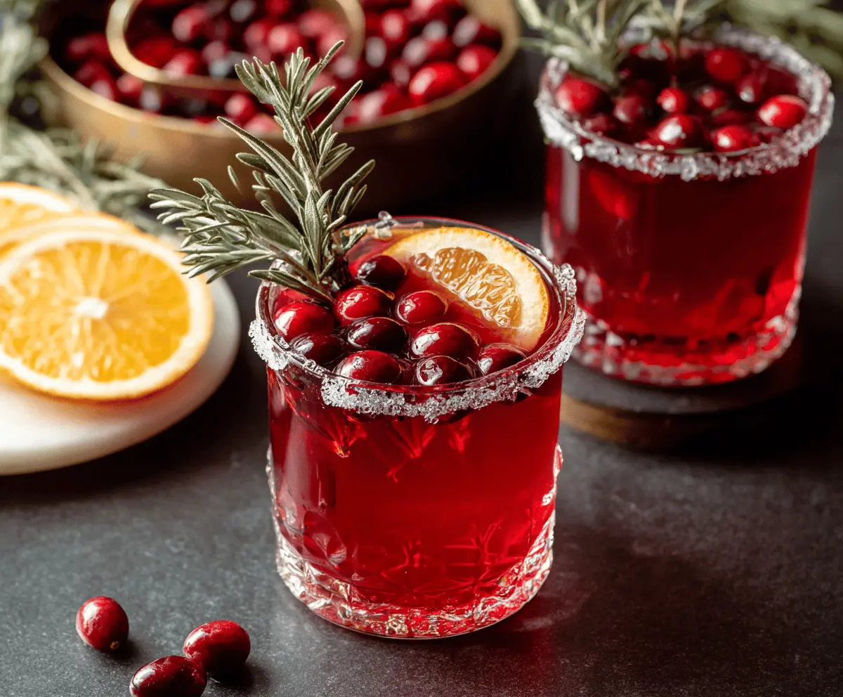 Festive holiday spiked punch cocktail in a glass with colorful garnishes, perfect for celebrations.