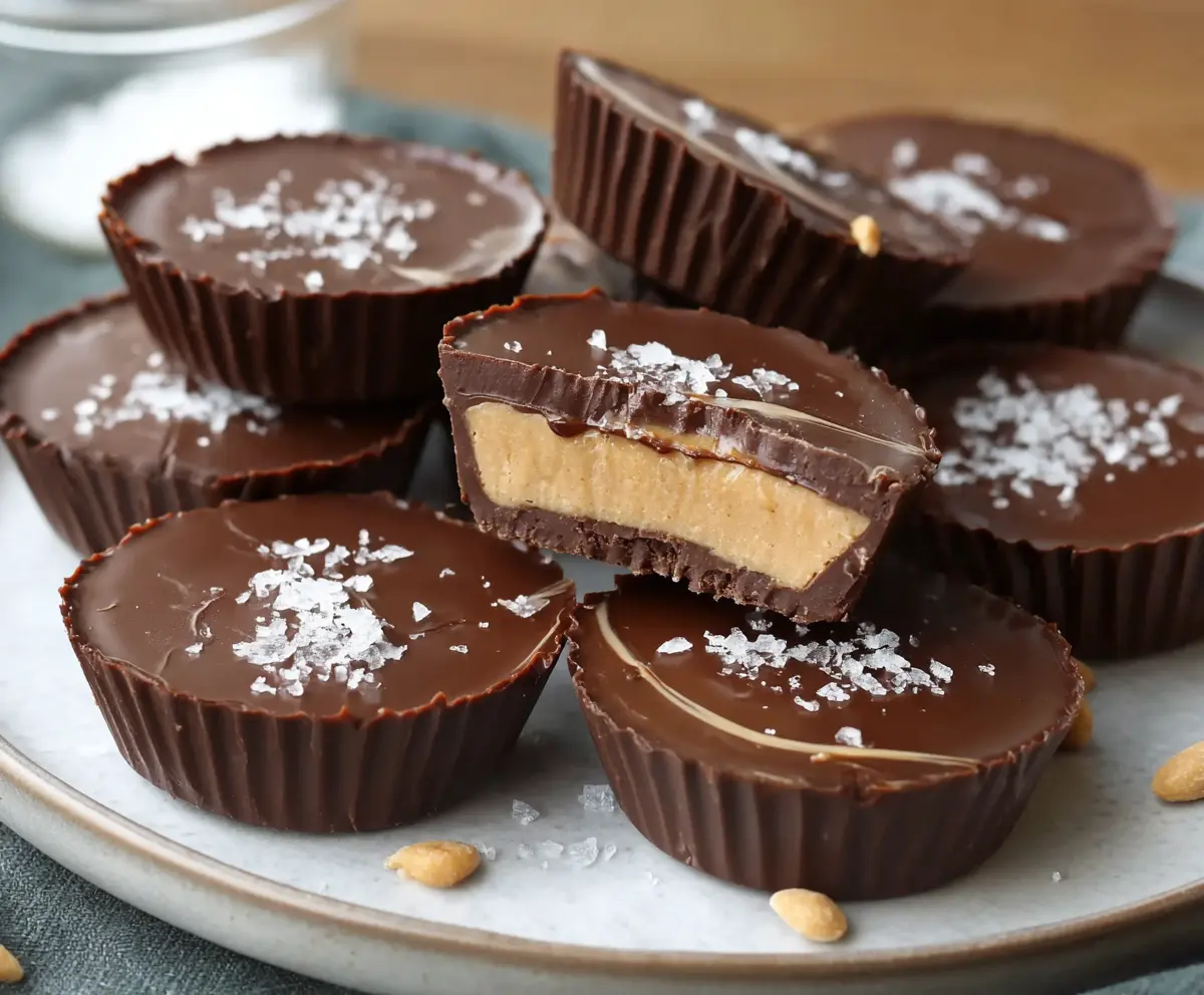 Delicious homemade cottage cheese and peanut butter cups with creamy texture and rich flavor.