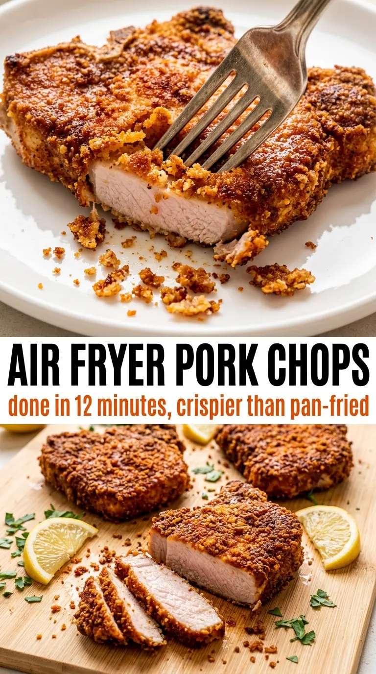 Cooked pork chops or roast with sauce