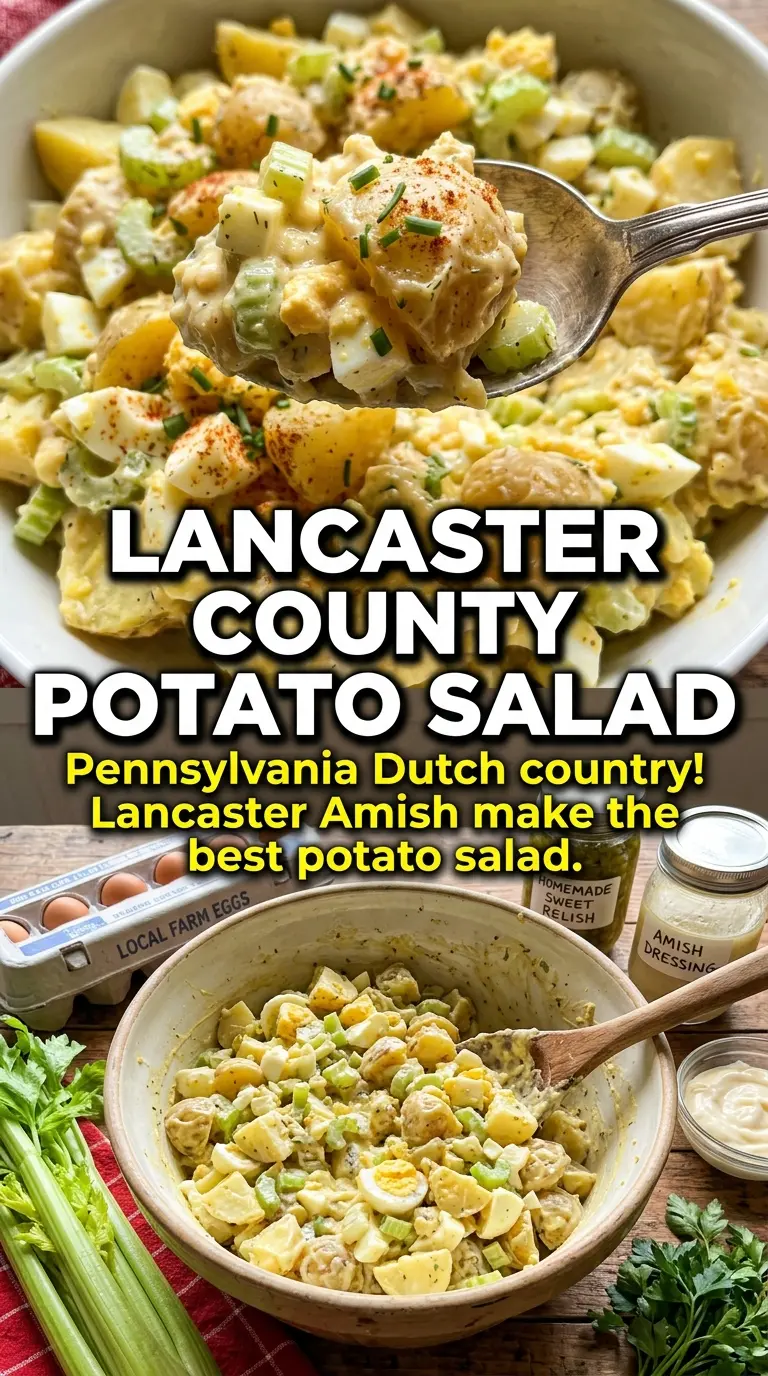 Amish Potato Salad creamy tangy-sweet