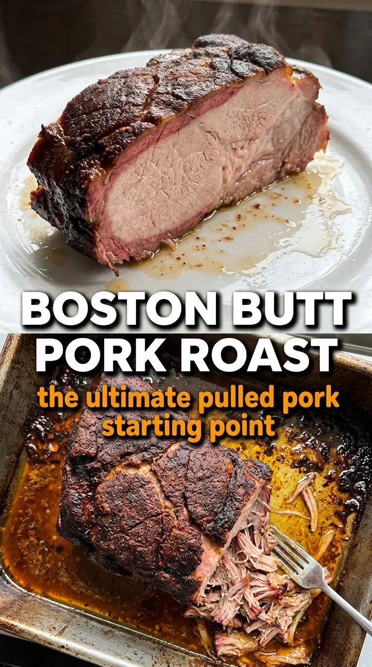 Cooked pork chops or roast with sauce
