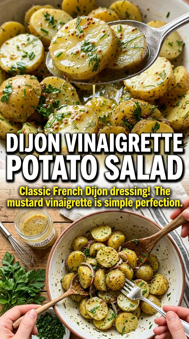 French Potato Salad bright vinaigrette herbs