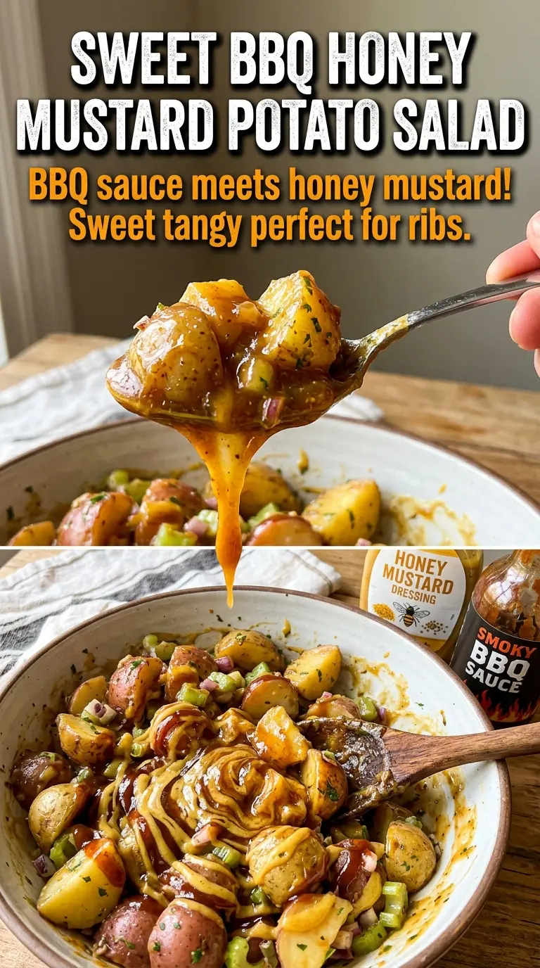 Honey Mustard Potato Salad creamy tangy herbaceous