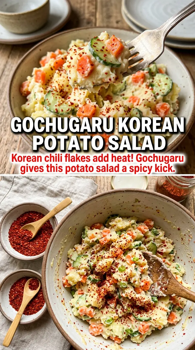 Korean Potato Salad creamy sweet