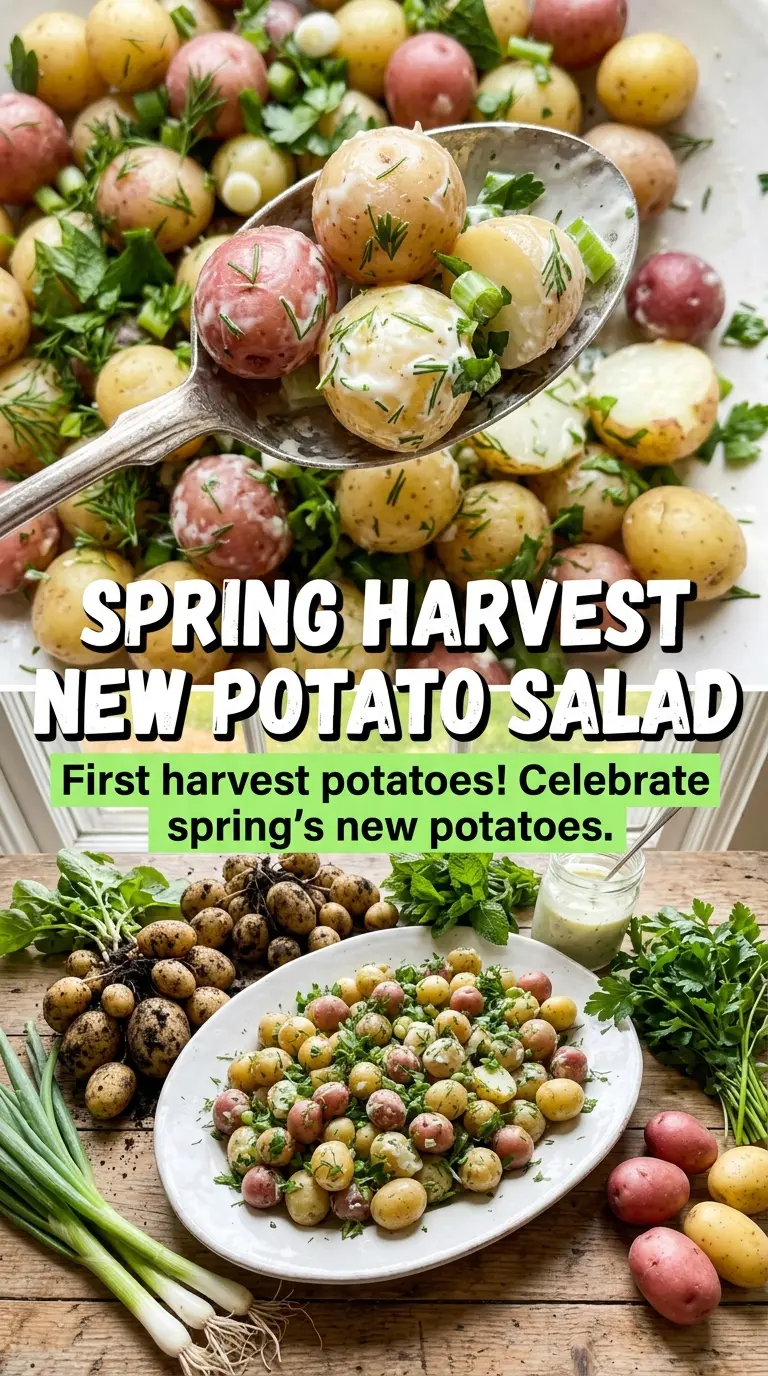 New Red Potato Salad fresh herbs light vinaigrette
