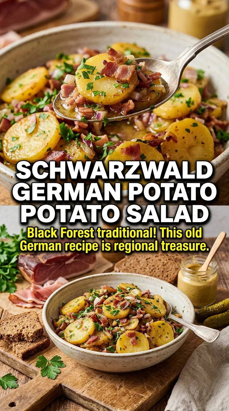 Old-Fashioned German Potato Salad warm tangy bacon