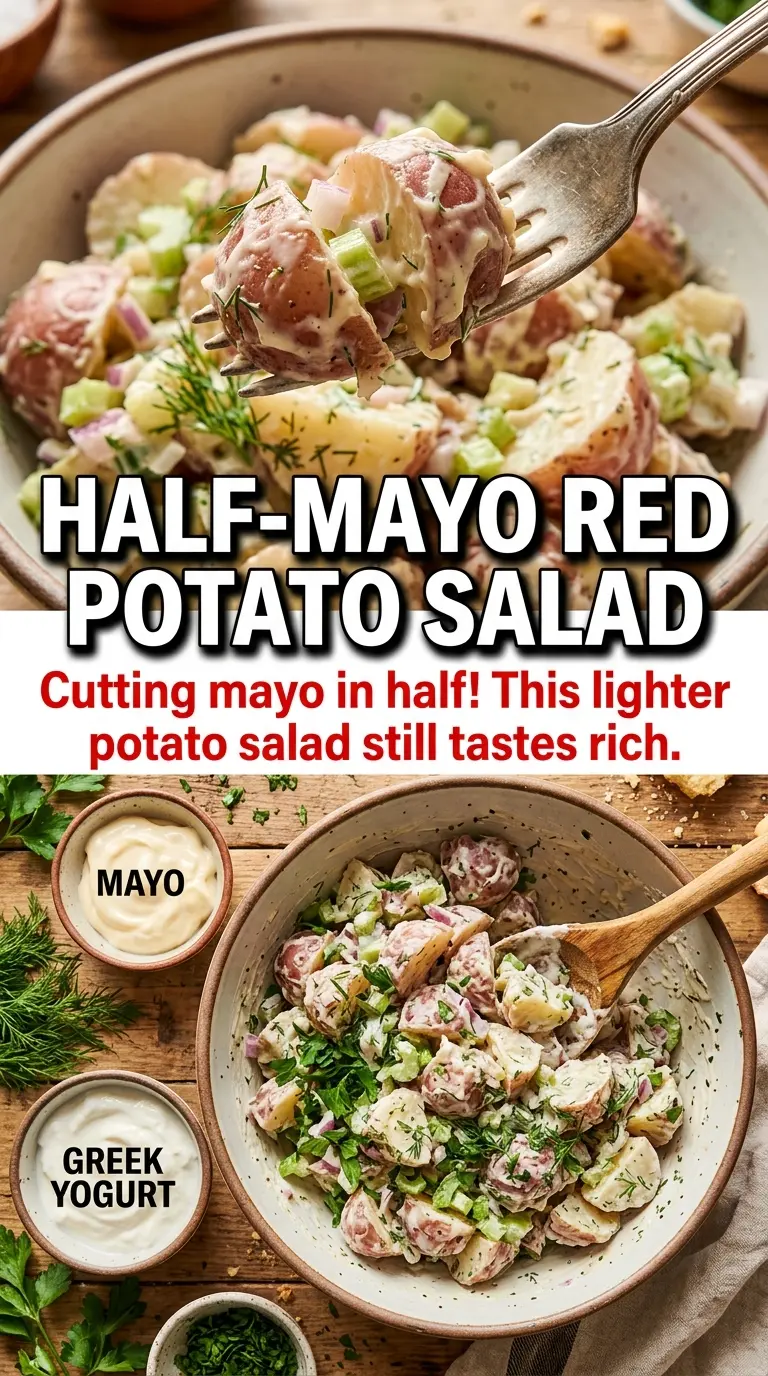 Red Potato Salad light mayo Greek yogurt fresh herbs