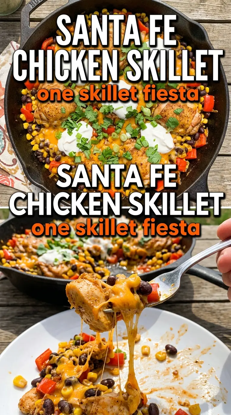 Santa Fe Chicken Skillet golden seared Tex-Mex
