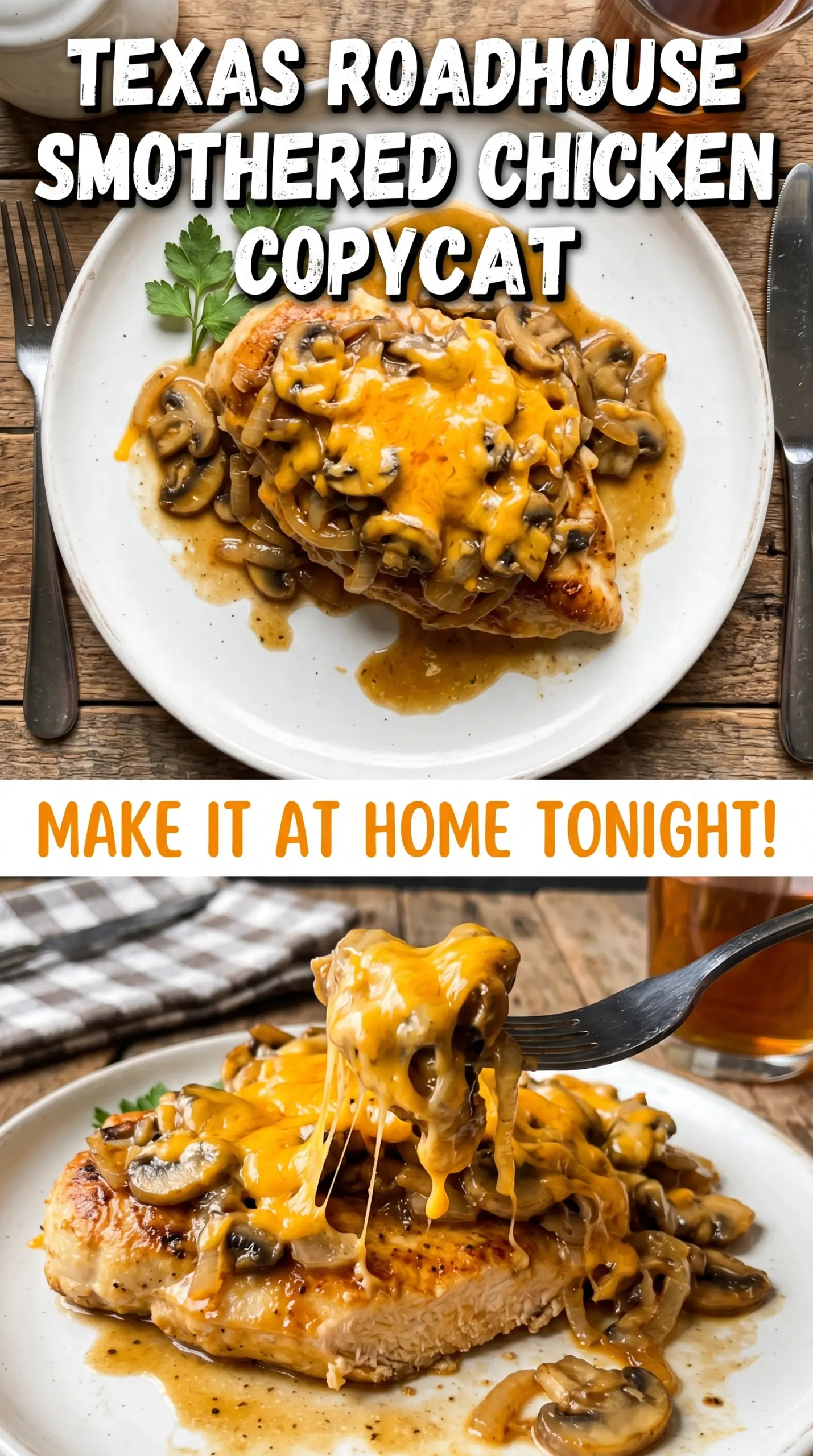 Cooked chicken with sauce
