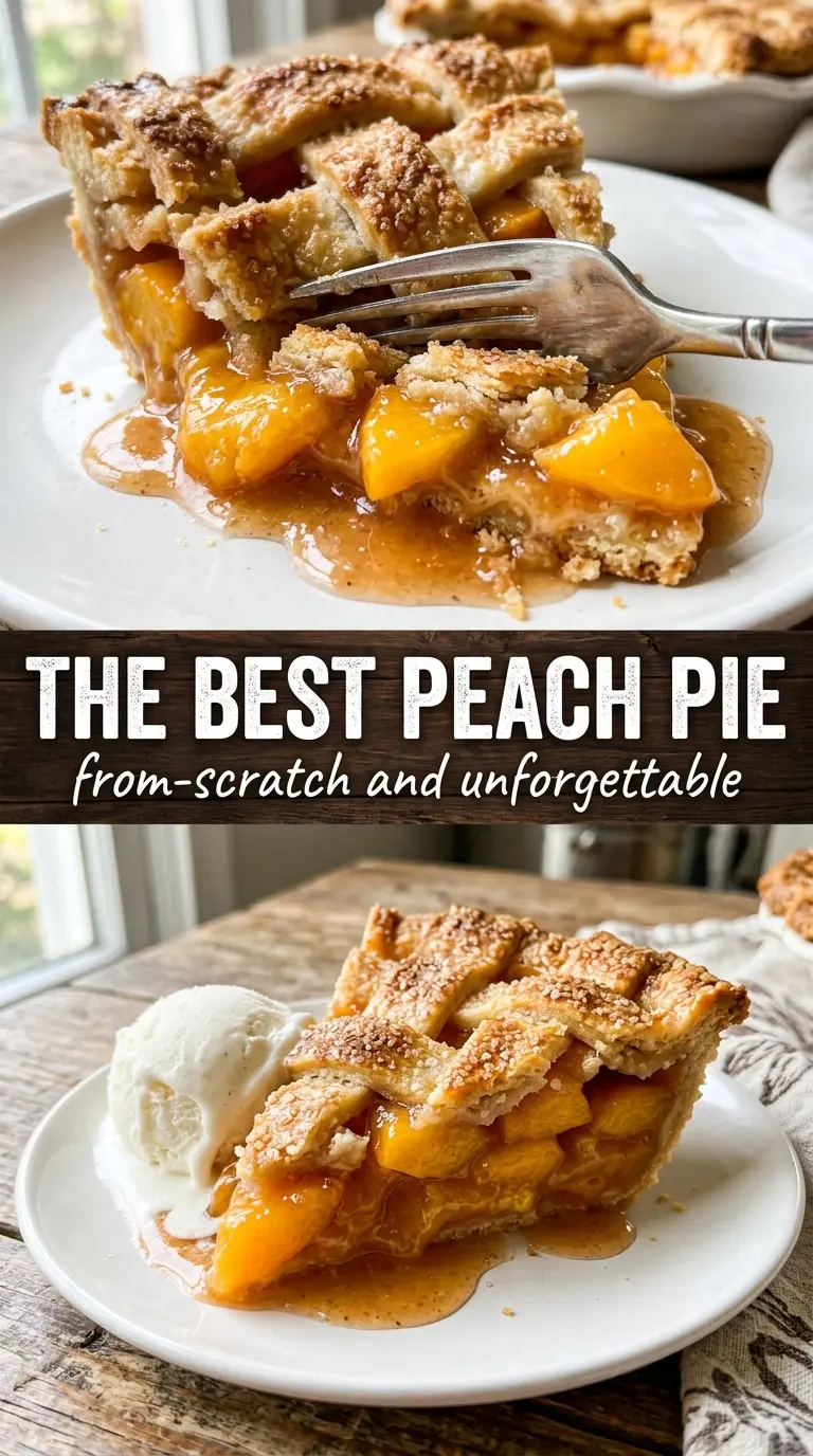 Prepared peach dish ready to serve