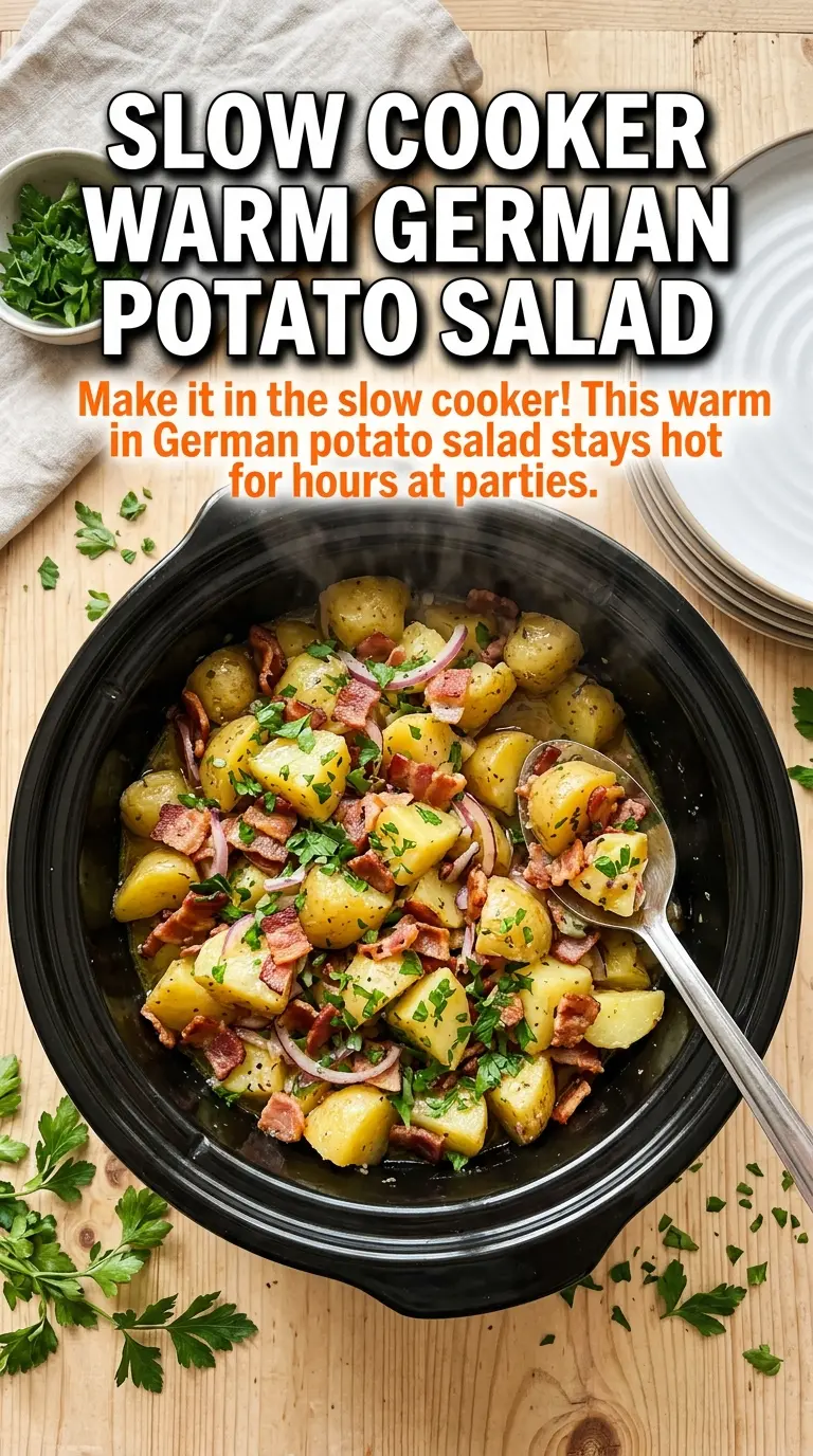 Warm German Potato Salad tangy bacon-vinegar