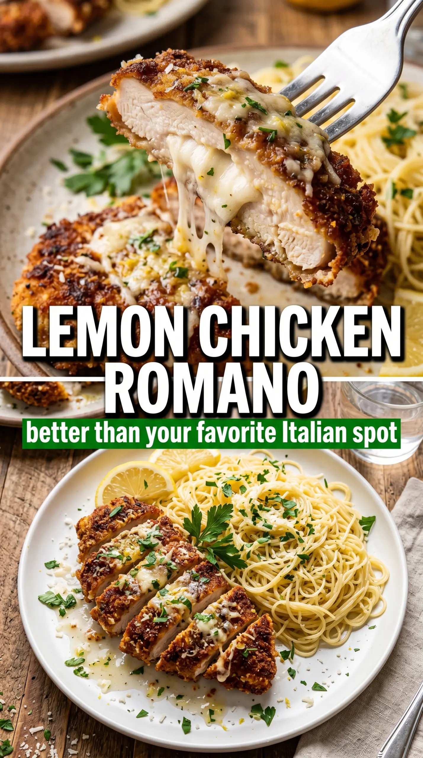 Lemon Chicken Romano crispy lemon chicken