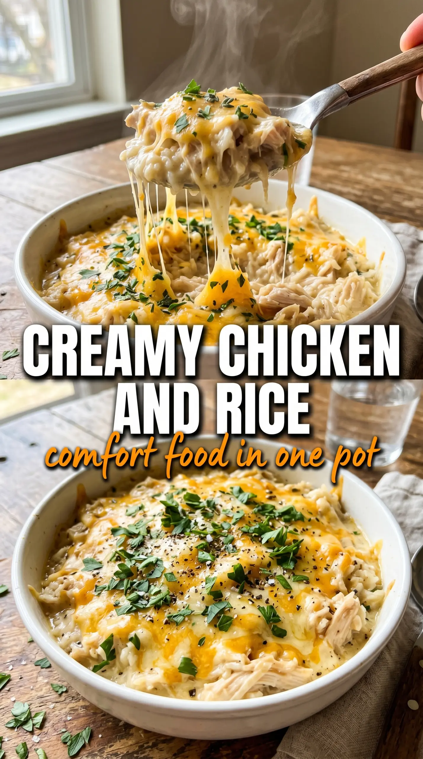 Prepared recipe ready to serve