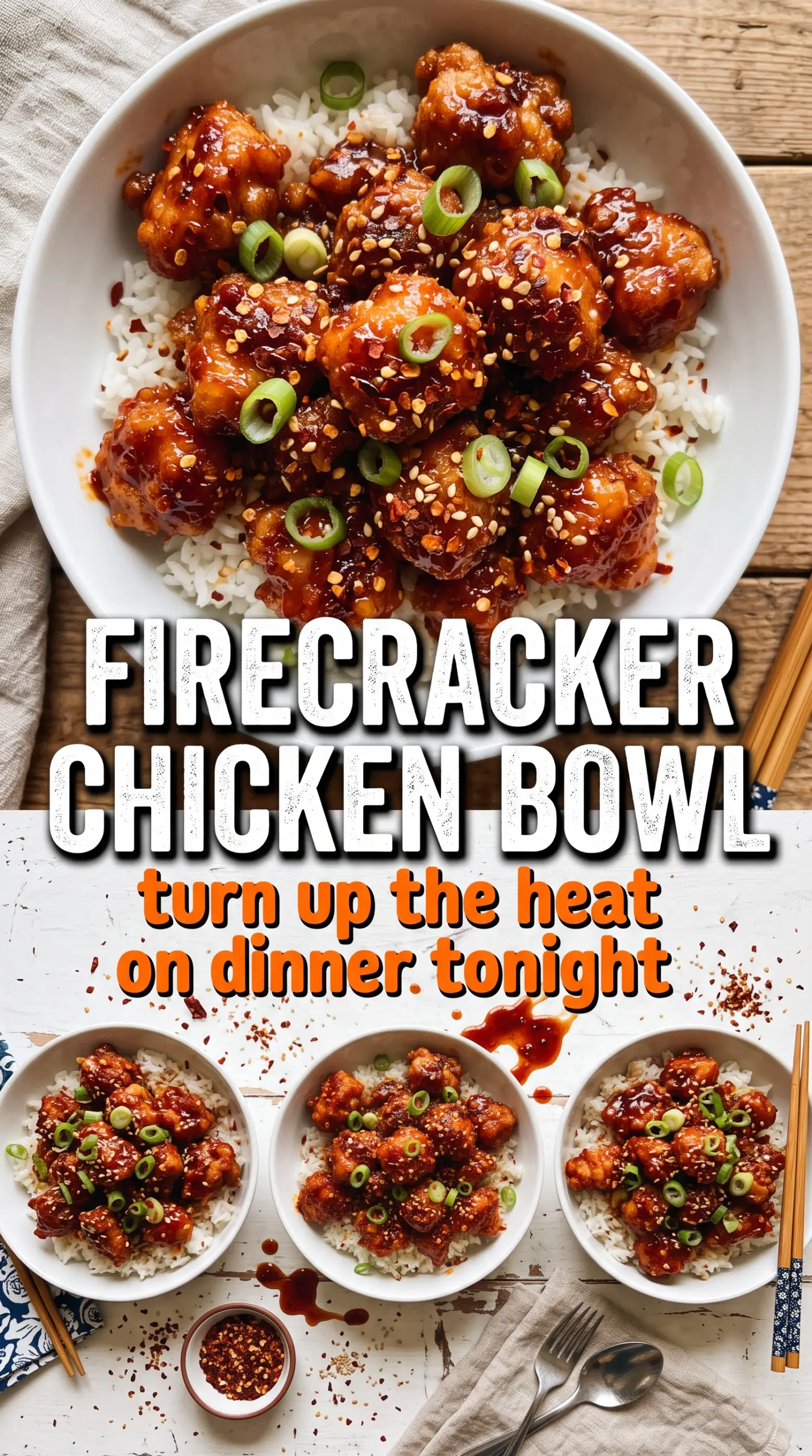 Firecracker Chicken crispy sweet-heat