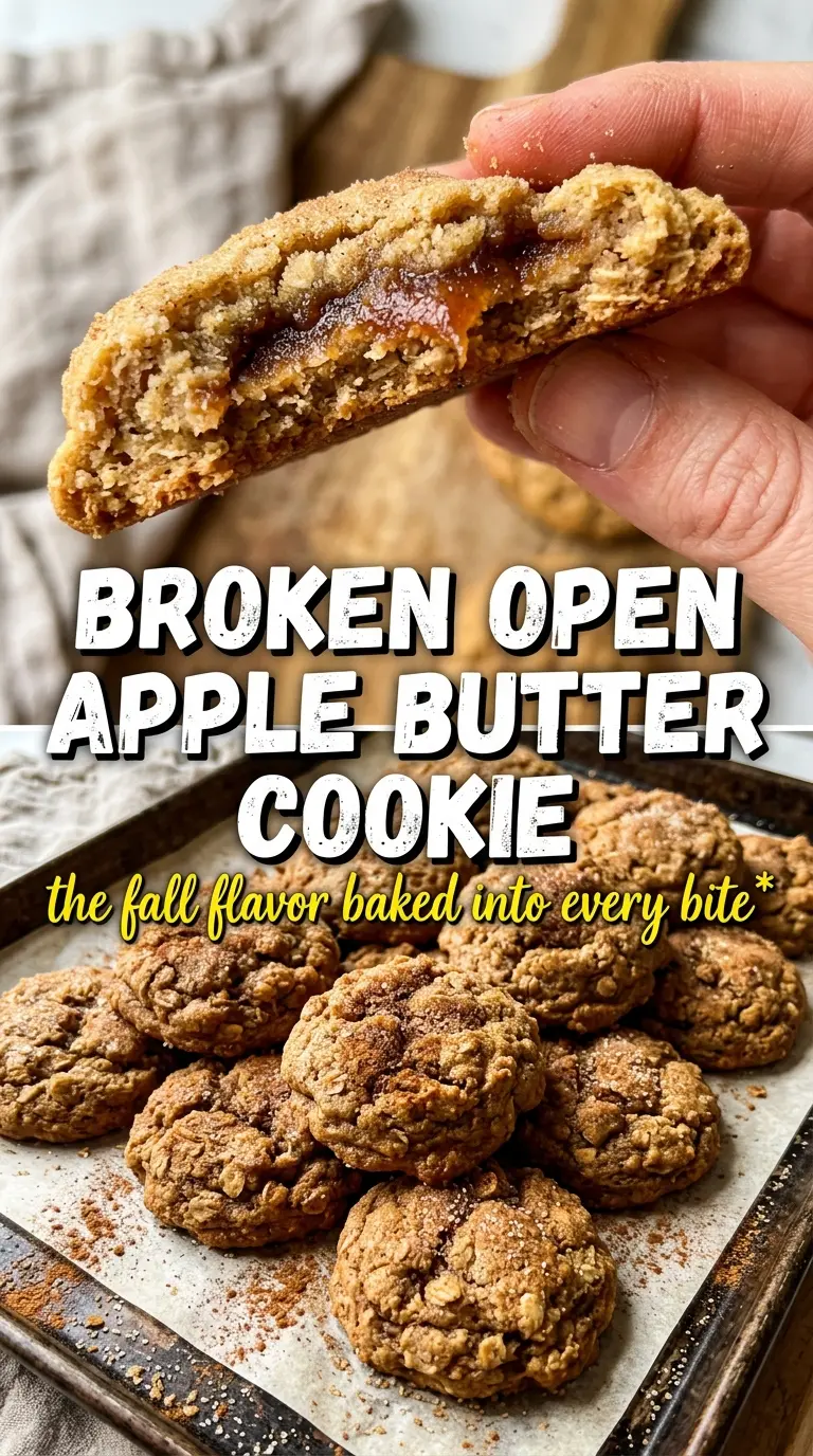 Apple Butter Cookies soft cinnamon-sugar
