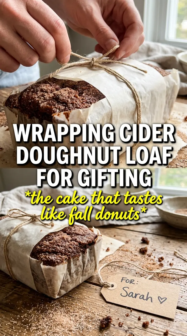 Apple Cider Doughnut Loaf Cake spiced cinnamon-sugar
