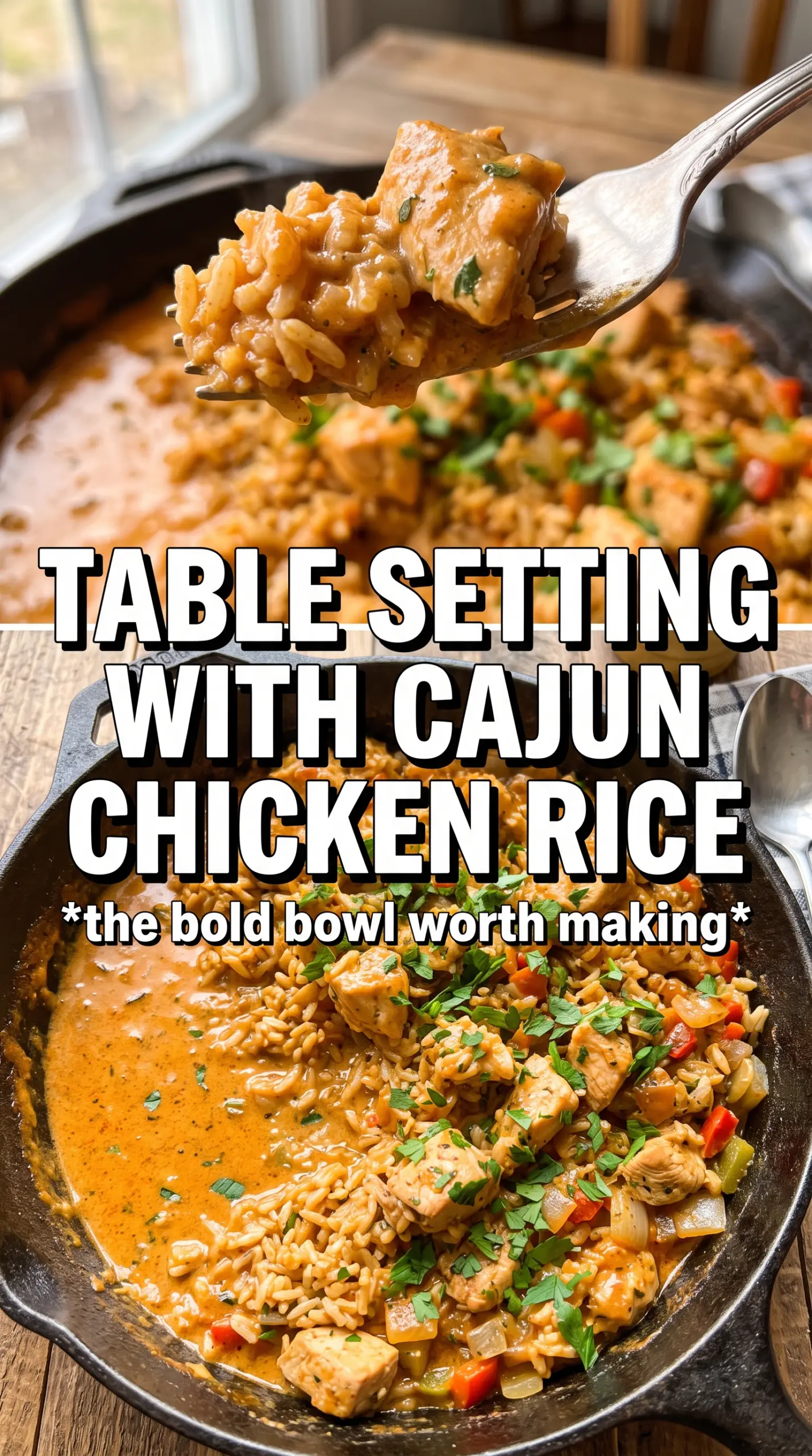 Creamy Cajun Chicken and Rice Bowls spicy creamy rice