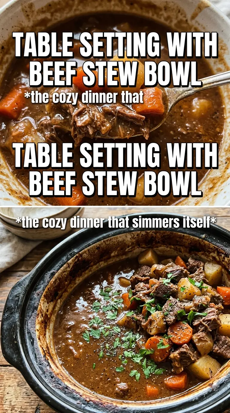 Crock Pot Beef Stew hearty savory