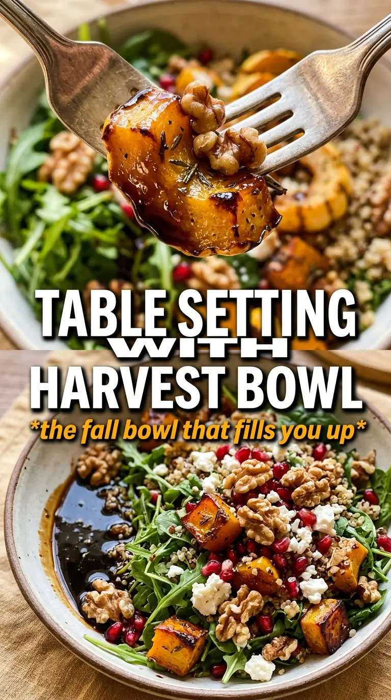Harvest Bowls With Fig Balsamic Vinaigrette colorful autumn grain bowl